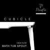 Pixaflo Cubicle Brass Bath Tub Spout with Wall Flange | High Flow (Chrome | Pack of 1) view 4