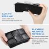 Luvina Ice Cube Trays Silicone, Large Square Ice Cube Molds for Whiskey, Reusable and BPA Free (Ice Cube Trays Square) BLACK (1) view 3