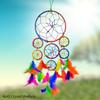 Reiki Crystal Products 7 Round with Ying Yang Wall Hanging Dream Catcher for Positive Energy and Protections - Pack of Combo 2 pc view 3