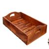 Craft Expertise Teak Wood Serving Tray  Rectangular Wooden Tray for Home, Dining Table & Restaurant Use (L-12 x W-8 x H-2 Inches) view 3