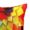MUKESH HANDICRAFTS Jute Fabric Printed Decorative Cushion Covers for Living Room, Bed Room, Sofa,Chairs Set of 1 (Multicolour, Size 24 x 24 Inches) view 2