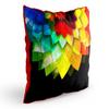 MUKESH HANDICRAFTS Jute Fabric Printed Decorative Cushion Covers for Living Room, Bed Room, Sofa,Chairs Set of 1 (Multicolour, Size 24 x 24 Inches) view 3