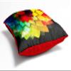 MUKESH HANDICRAFTS Jute Fabric Printed Decorative Cushion Covers for Living Room, Bed Room, Sofa,Chairs Set of 1 (Multicolour, Size 24 x 24 Inches) view 4