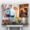 GiftsOnn 9 Photos Personalized Cushion (Collage Pillow, 12"x12") (12x15 - Black Color, Black Color - 9 Photos) view 1