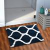 AEROHAVEN Glorious Super Soft Microfiber Designer Anti Slip Bathmat - BM - 14 (Navy, 50 cm x 80 cm) view 1