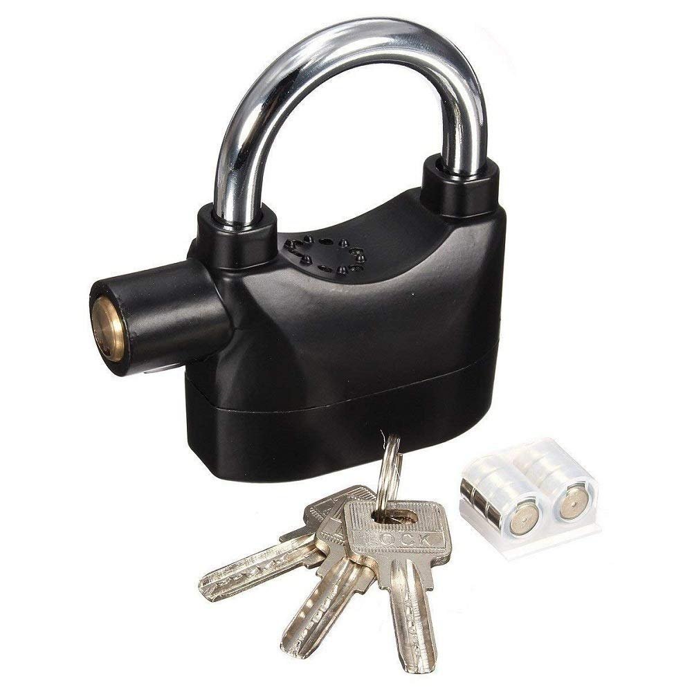 Kytaste Security Pad Lock with Smart Alarm Motion Sensor(Black Color, 1 PC)