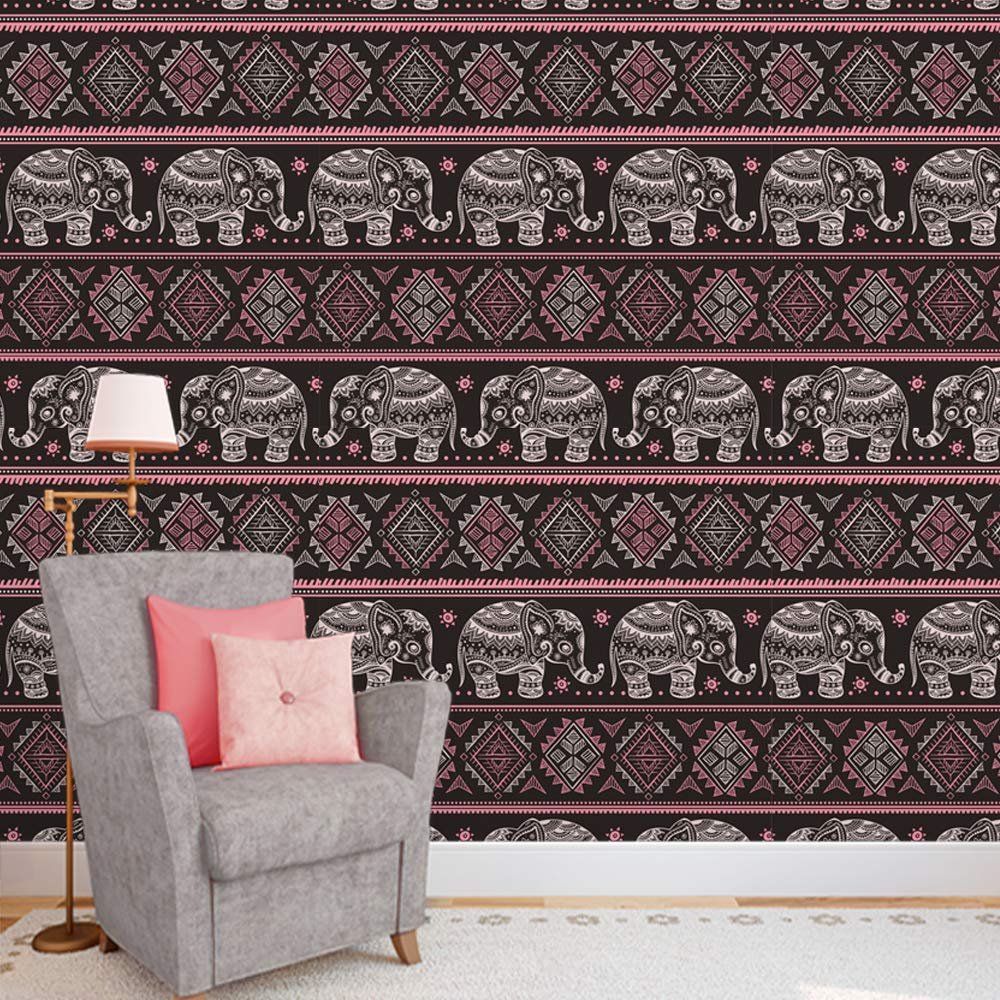 DECOR PRODUCTION Self Adhesive Wallpaper Wall Sticker for Home Decor, Living Room, Bedroom, Hall, Kids Room, Play Room (PVC Vinyl, Water Proof 20 sq.ft) 16x90 Inches Each Strip