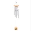 TIMESETL Feng Shui Metal Windchime Bell 6 Pipes Rods for Positive Vibrations & Energy Home Balcony Garden Outdoors Office Decor Melodious Sound (30 inches) (Silver) view 1