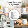 Mystair Premium Cube Napkin, Tissue Dispenser Box - Tabletop L-Fold for Home, Office, Hotel, Restaurant (White) - Large Storage Capacity, Durable Construction view 3