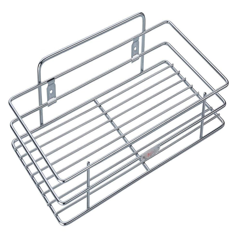 Shopme store 1 Shelf Modern Wall Mounted Multi-Purpose Shelf, Stainless Steel, Kitchen