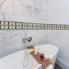PRINTELLIGENT Vinyl Designer Wall Floor Tile Sticker (500 x 10 cm) Multicolour, (Design 02) view 4