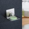 ADTALA Soap Dishes Sponge Holder for Bathroom Shower Kitchen Stainless Steel Self Adhesive Wall Mounted Non-Drilling Storage Saver Rack for Home Kitchen/Bathroom Shower/Mobile Stand (3 Pcs) view 2