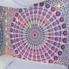 DRAVY HANDICRAFTS Tapestry Mandala Tapestry Wall Hanging Bedsheet Cotton Bedsheet Wall Tapestry Bed Wall Hanging Tapestry (Pink, Twin, Single (84x54 Inches)) view 4