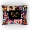 GiftsOnn Black Satin Cushion/Pillow Gifts for All (12x15, 10 Photos + Text + Black Color) view 2