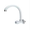 Watertec PVC Wall Mounted Long Sink Tap ( White ) Glossy view 2