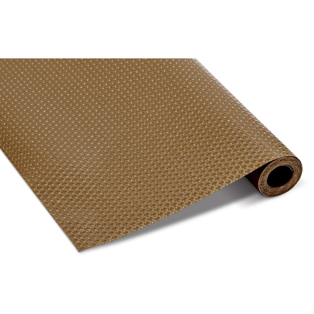 Freelance Drawer Mat Roll, EVA Grip Liner 45x150 cm, Brown - Anti Slip Mat for Kitchen Drawers & Cabinets, Cupboard Sheets for Wardrobe, Shelf Liners for Kitchen Shelves, Waterproof Fridge Mats