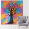 DRAVY HANDICRAFTS Tapestry Mandala Tapestry Wall Hanging Bedsheet Cotton Bedsheet Wall Tapestry Bed Wall Hanging Tapestry (Multicolour 8, Twin (84x54 inches)) view 2