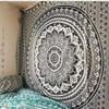 DRAVY HANDICRAFTS Tapestry Mandala Ombre Tapestry Wall Hanging Bedsheet Cotton Bedsheet Wall Tapestry Bed Wall Hanging Tapestry (Multicolour 8, Twin (84x54 Inches)) view 3