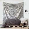 DRAVY HANDICRAFTS Tapestry Mandala Ombre Tapestry Wall Hanging Bedsheet Cotton Bedsheet Wall Tapestry Bed Wall Hanging Tapestry (Multicolour 8, Twin (84x54 Inches)) view 4