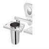 iSTAR Square Stainless Steel Chrome Finish Sleek Design Soap Holder/Soap Dish with Tumbler/Toothbrush Holder (Silver Pack of 1) view 4