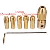 UG LAND INDIA Bullet Mini Electric Drill Self-Tightening Drill Chuck Drill Chuck Set 0.5 To 3 Mm For Electric Drill 7 Pieces view 2