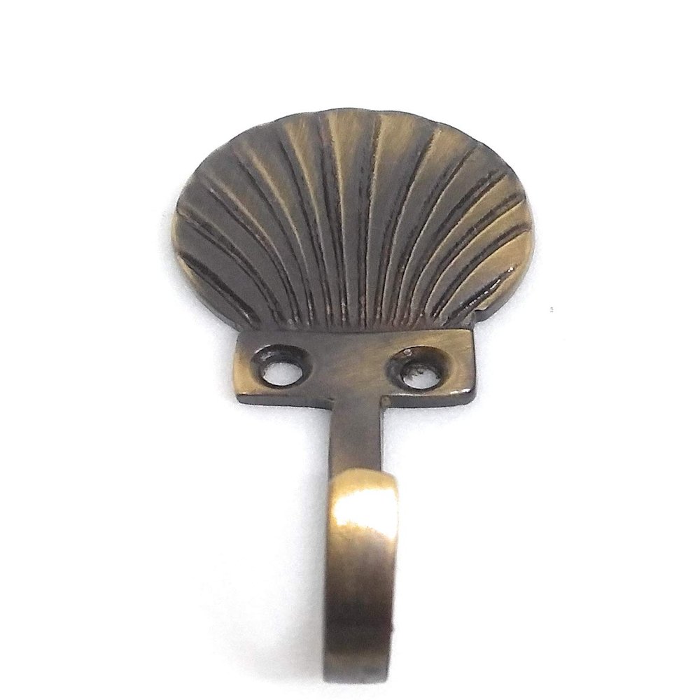 e-Hardware Depot: Brass, Antique Matt Finish Hook for Wall, Wardrobe, Door (6)