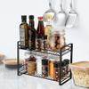 Crafties Art Kitchen Storage Spice Rack | l Multipurpose Masala Stand | Countertop Organizer Tray for Containers, Oil, Jars & Kitchen Essentials  Space Saver Rack (Pack of 1) view 2