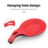 NEAR STOP Flexible Almond-Shaped Silicone Heat Resistant Spoon Holder Pad, Silicone Spoon Holders Used for Kitchen Accessories Like Spoons, Spatula, Brushes, Cutlery (Multi-Color, 2Pcs) view 4