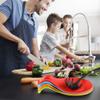 NEAR STOP Silicone Spoon Rest, Kitchen Silicone Spoon Holders for Kitchen Accessories, Spoons, Spatula, Brushes, Cutlery (Multicolor, 2, Large) view 3
