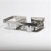 Stainless Steel Wall Mount Bathroom Shelf, Multi-Functional Storage Shelf, Kitchen Shelves, Silver view 3