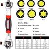 BigBuzz 48 in 1 Socket Wrench Multifunction Universal Adjustable Socket Tool with Spline Bolts 360 Degree 6-Point Revolving Spanner Repair Hand Tool Wrench for Furniture Car Home, Bike view 4