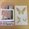 Design In Reusable Butterfly Print Wall Stencil Painting for Living Room/Bedroom, D-19 view 2