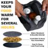 Yellow Weaves Insulated Travel Lunch/Tiffin/Storage Bag for Office, College & School, (Grey, Canvas) view 2