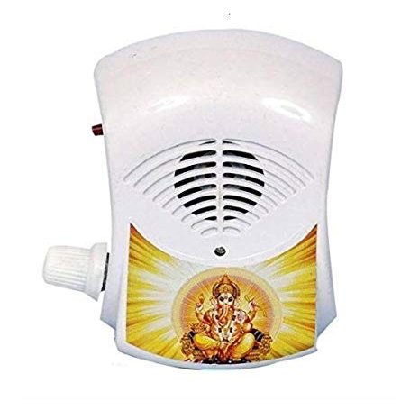 ERH India Hindu Religious Mini Mantra Device 35 in 1 Mini Chanting Machine Box for Worship Environment Home Pooja Room