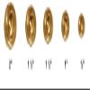 100% Brass Georgian Knob | for Door/Drawer/Glass | Heavy Brass Material (1. 1/4 inch) view 2