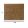 ATMAH Plain Coir Doormat, (Beige, 40cm x 70cm) view 2