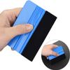 SPAK- KAL Plastic Felt Edge Squeegee - Car Squeegee Decal Soft Vinyl Wrap Window Tint Application Tool - 4 Inch Soft Felt Edge Scraper - 4 Pieces view 2