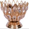 DreamKraft Brass Crystal Diwali Kuber Deepak (Gold_2.8 inch x 1.96 inch) view 3