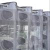 Homefab India Sheer Long Door Curtain - Semi Transparent, Eyelet, Polyester Curtain (9ft, Grey) -1 Piece view 2