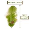 TIPTOP DECORATION Natural Dyed Feathers 10 cm (80 pieces) (Mehndi Green) view 2