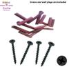 RiseOm Steel SL Bracket/SL Type Shelf Bracket (Pack of 4, 12 inch) view 4