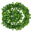 VIMIFORYOU Artificial Ivy Silk Greenery Hanging Vines Garland Creeper Leaves (Set of 6 Creepers, Green, Each Creeper Length-6 Foot) view 1