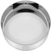 SAGER Stainless Steel Heavy Gauge Khumcha/Khomcha/Kumcha/Lunch and Dinner Plates/Thali with Mirror Finish, Curved deep Wall Design 29 cm Dia - Set of 2 pc view 2