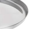 SAGER Stainless Steel Heavy Gauge Khumcha/Khomcha/Kumcha/Lunch and Dinner Plates/Thali with Mirror Finish, Curved deep Wall Design 29 cm Dia - Set of 2 pc view 4