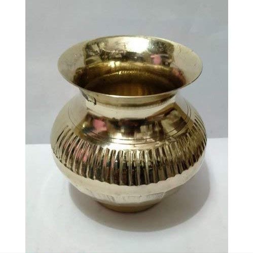 Mirza Elevation Brass Pall Salai Lota Kalash Pooja Lota for Puja Ghar, Amrit Storage, Grah Poojan and Traditional Occasions