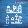 Expressions Craft Chipboard Cutouts & Embellishments for Mixed Media/Scrapbooking/Cardmaking & Other DIY Crafts - House Set 1 view 1