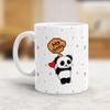 Gift Arcadia Ceramic Honey Bunny Cute Panda Coffee Mug - 2 Pieces, White, 330ml (A208) view 2