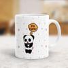Gift Arcadia Ceramic Honey Bunny Cute Panda Coffee Mug - 2 Pieces, White, 330ml (A208) view 3