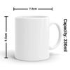 Gift Arcadia Ceramic Honey Bunny Cute Panda Coffee Mug - 2 Pieces, White, 330ml (A208) view 4