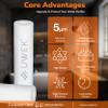 UWEK Gold 10 Inch High Density Spun Pre Filter 5 Micron PP Spun Cartridge 120 gm Sediment Filter Candle Compatible with Pre-Filter Housing of RO Water Purifier (Pack of 3 Spun + Spanner) view 2